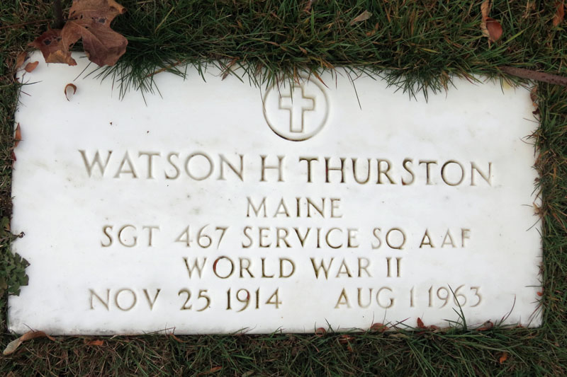 Watson H. Thurston monument