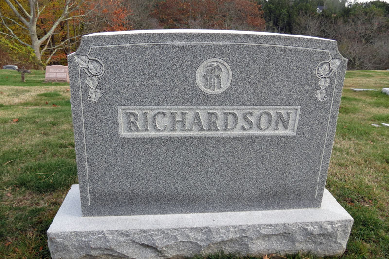 Richardson and Doughty monument front