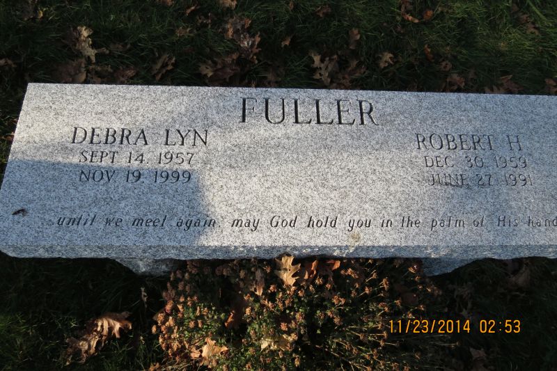 Debra and Robert Fuller monument