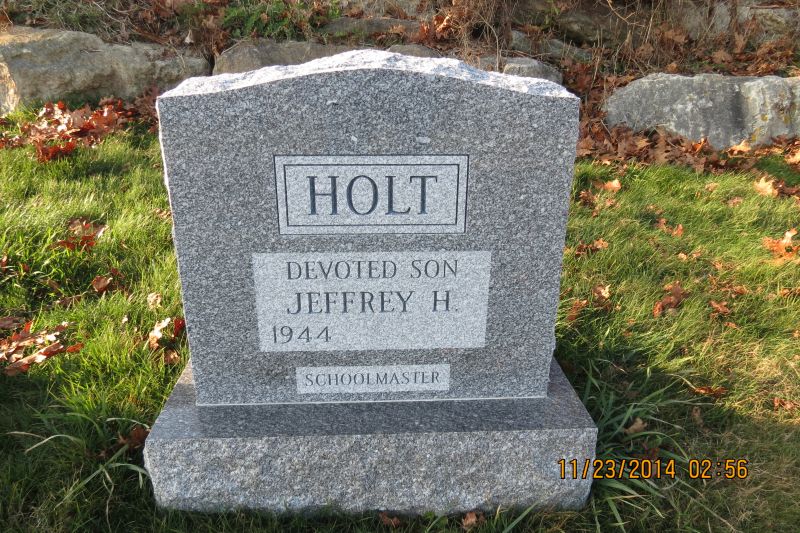 Jeffery Holt monument