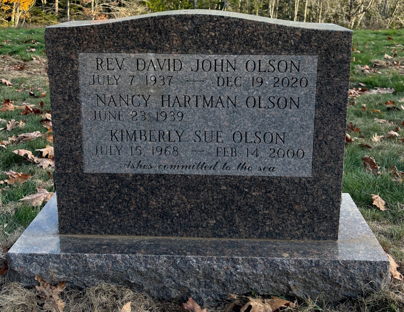 Olson Family monument