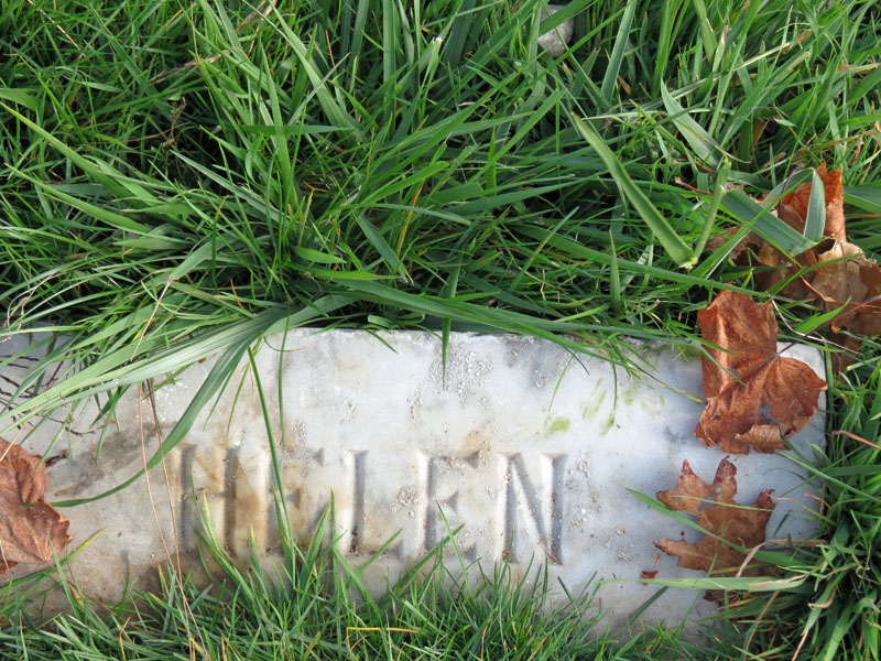 Helen R. York monument