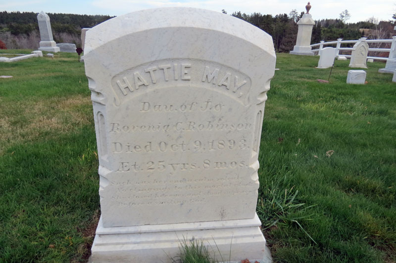 Hattie May Robinson monument