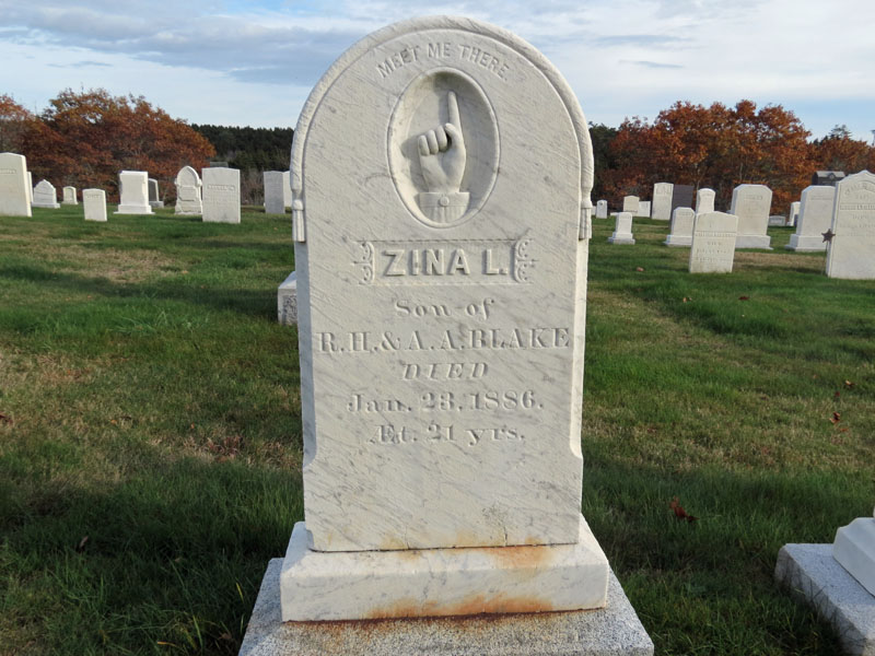 Zina L. Blake monument