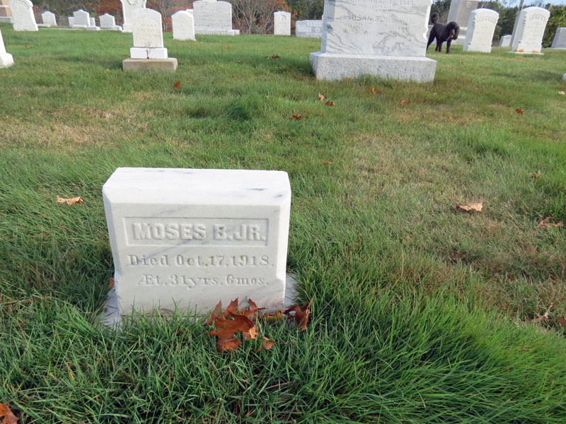Moses B. Linscott, JR monument