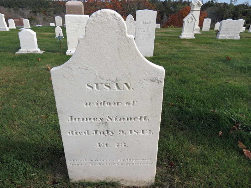 James Sinnett monument