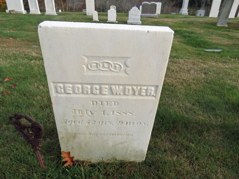 George W. Dyer monument