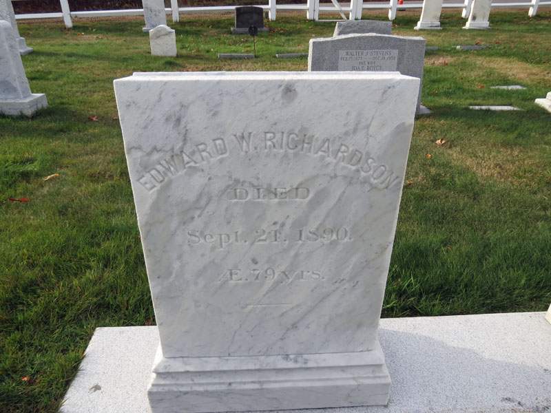 Edward W. Richardson monument