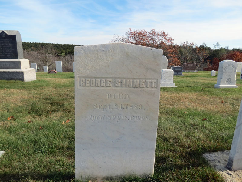 George Sinnett monument