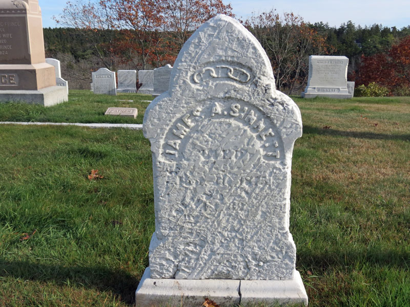 James A. Sinnett monument