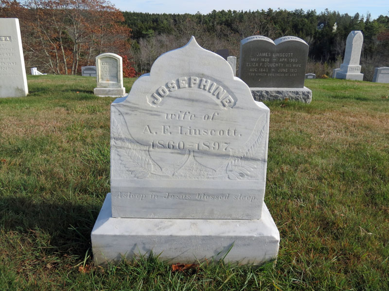 Josephine Linscott monument