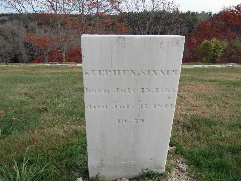 Stephen Sinnett (the elder) monument