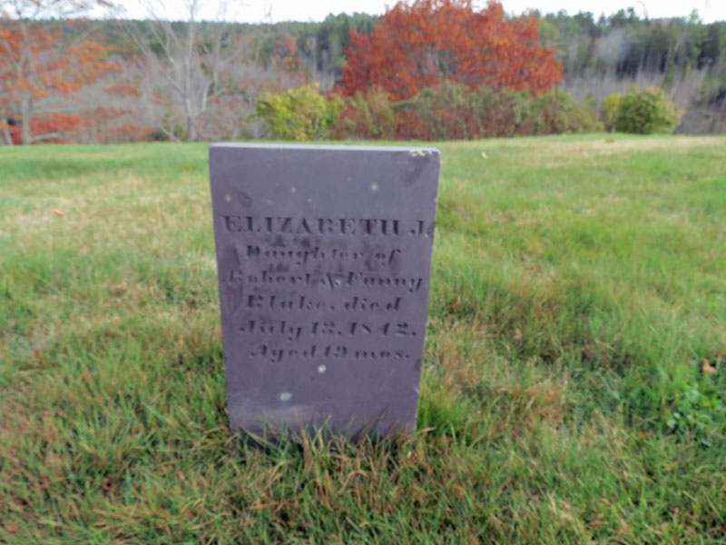 Elizabeth J. Blake monument