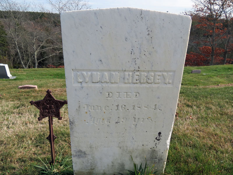 Lyman Hersey monument