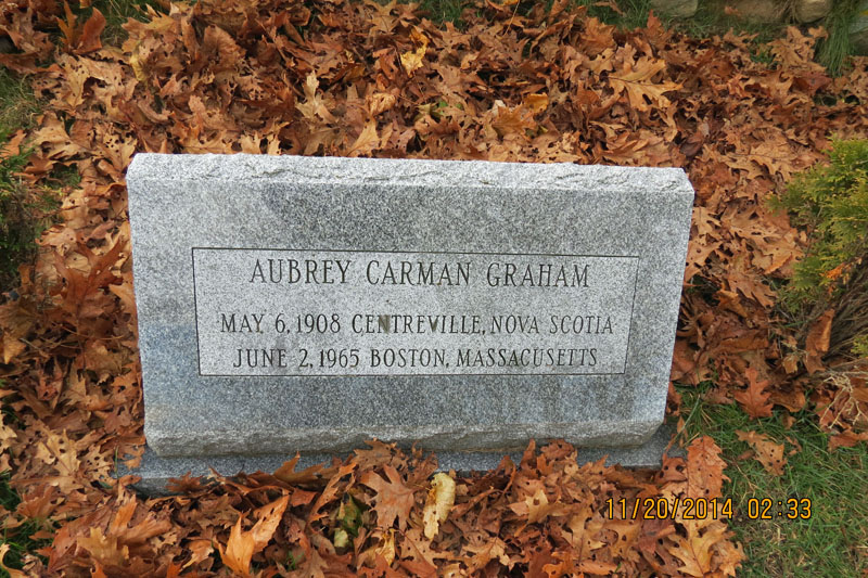 Aubrey Carman Graham monument