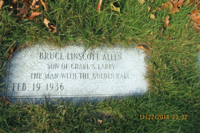 Bruce Linscott Allen monument