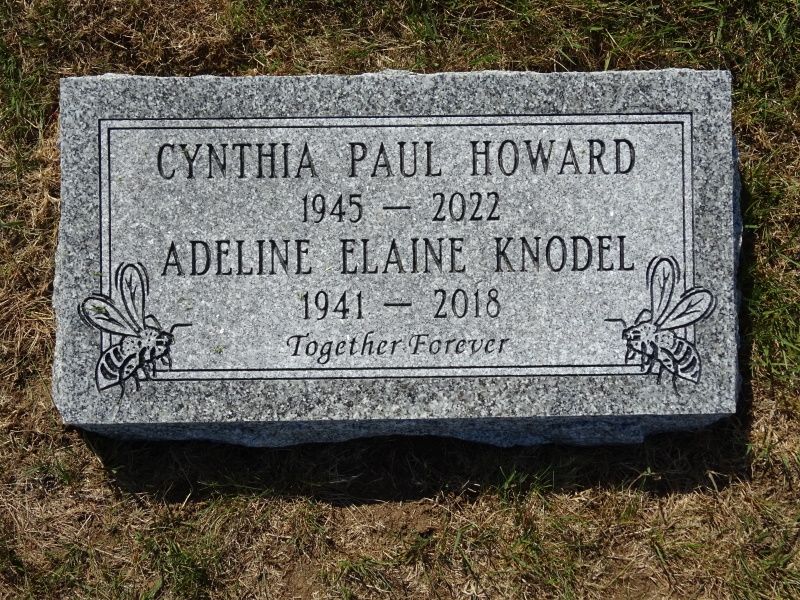 Richard and Irene Howard monument