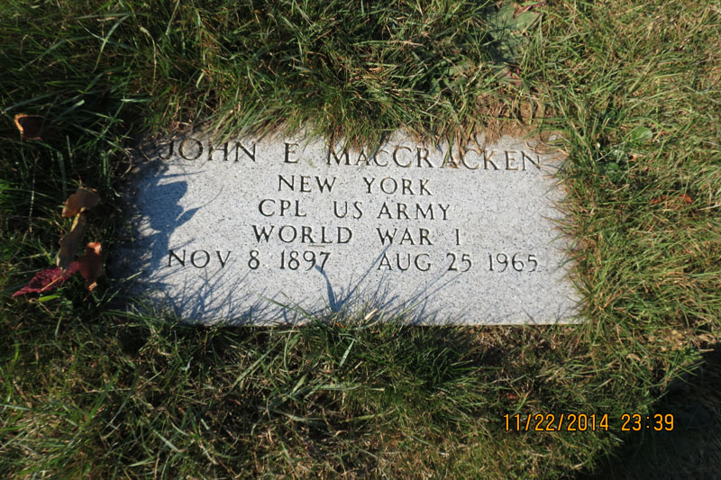John MacCracken veteran monument